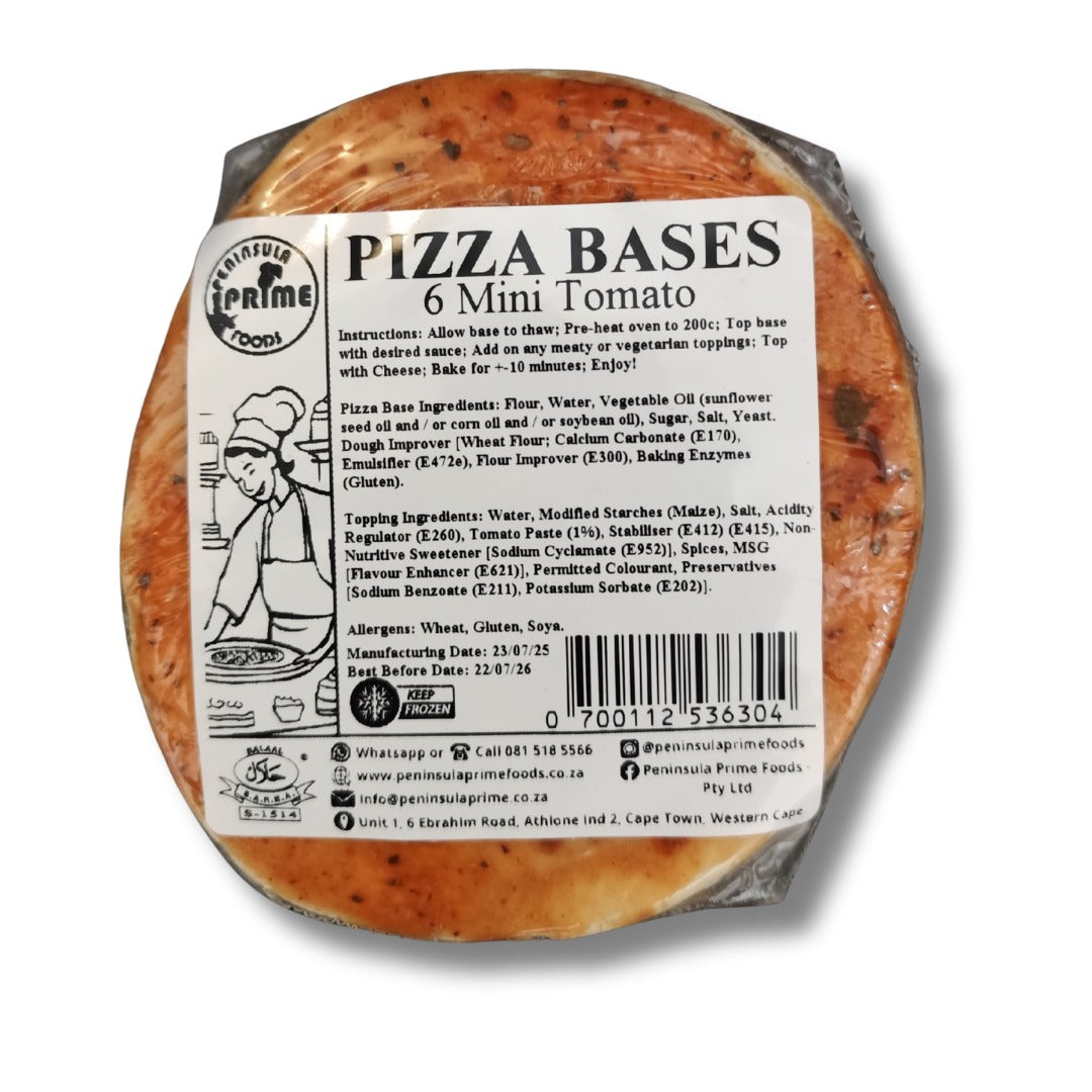Tomato & Herb Pizza Bases