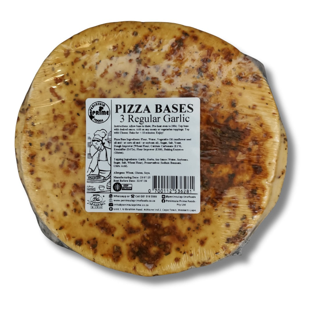 Garlic & Herb Pizza Bases