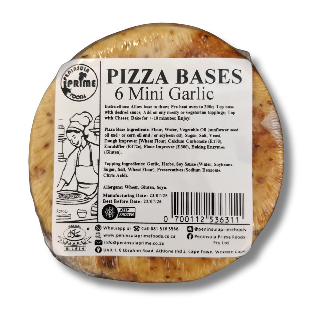 Garlic & Herb Pizza Bases